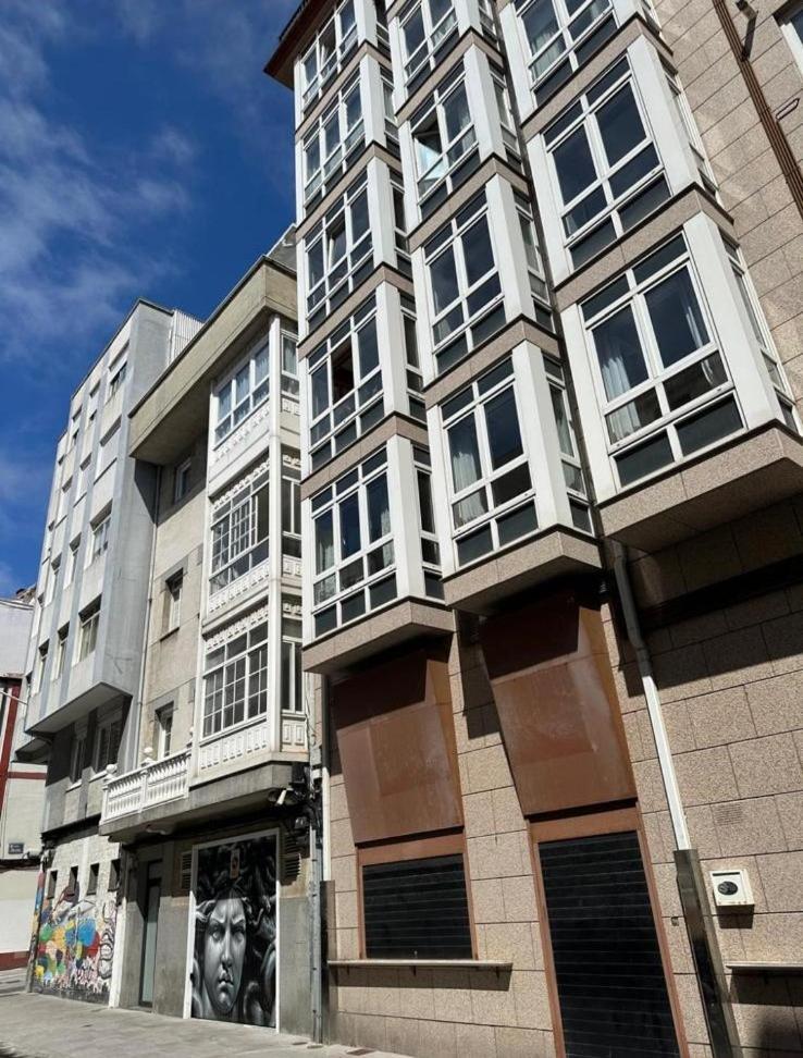 Ferienwohnung Montaltino 4 - Con Garaje - Centrico, Cuidado, Acogedor - Cerca Playas A Coruña Exterior foto